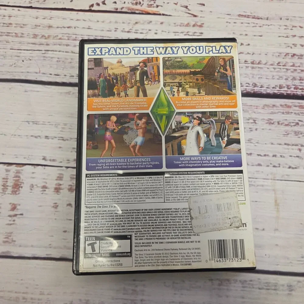 The Sims 3 Expansion Bundle PC Mac Generations World Adventures